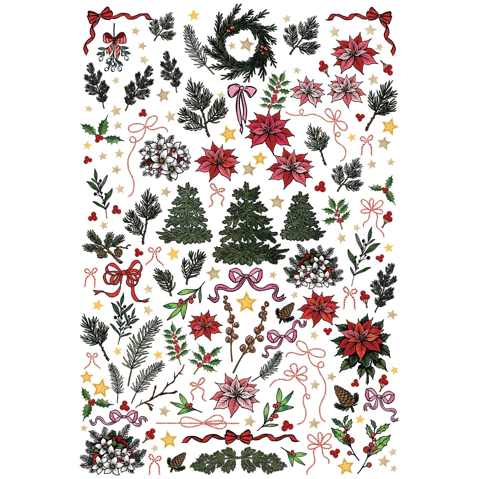 49 & Market Mistletoe and Memories Foliage Laser Cut Elements